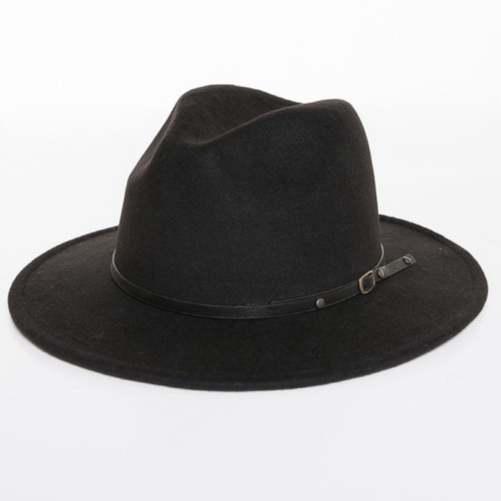Chic Black Women's Fedora Hat